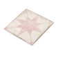 White Pink 8x8 Matte Porcelain Square Motif Tile