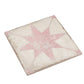 White Pink 8x8 Matte Porcelain Square Motif Tile - Sample