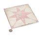 White Pink 8x8 Matte Porcelain Square Motif Tile - Sample