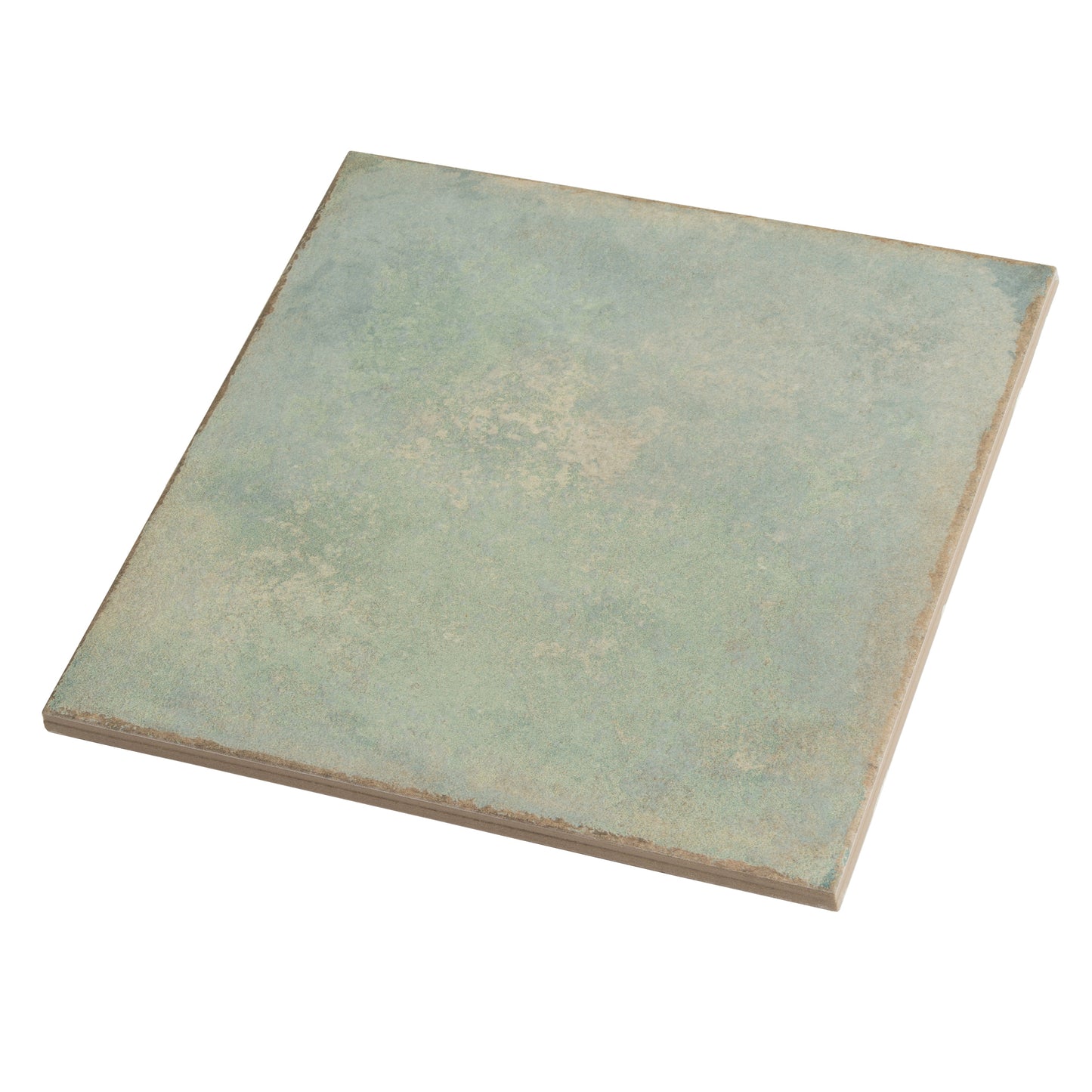 Dusty Sage Green 8x8 Matte Porcelain Square Tile - Sample