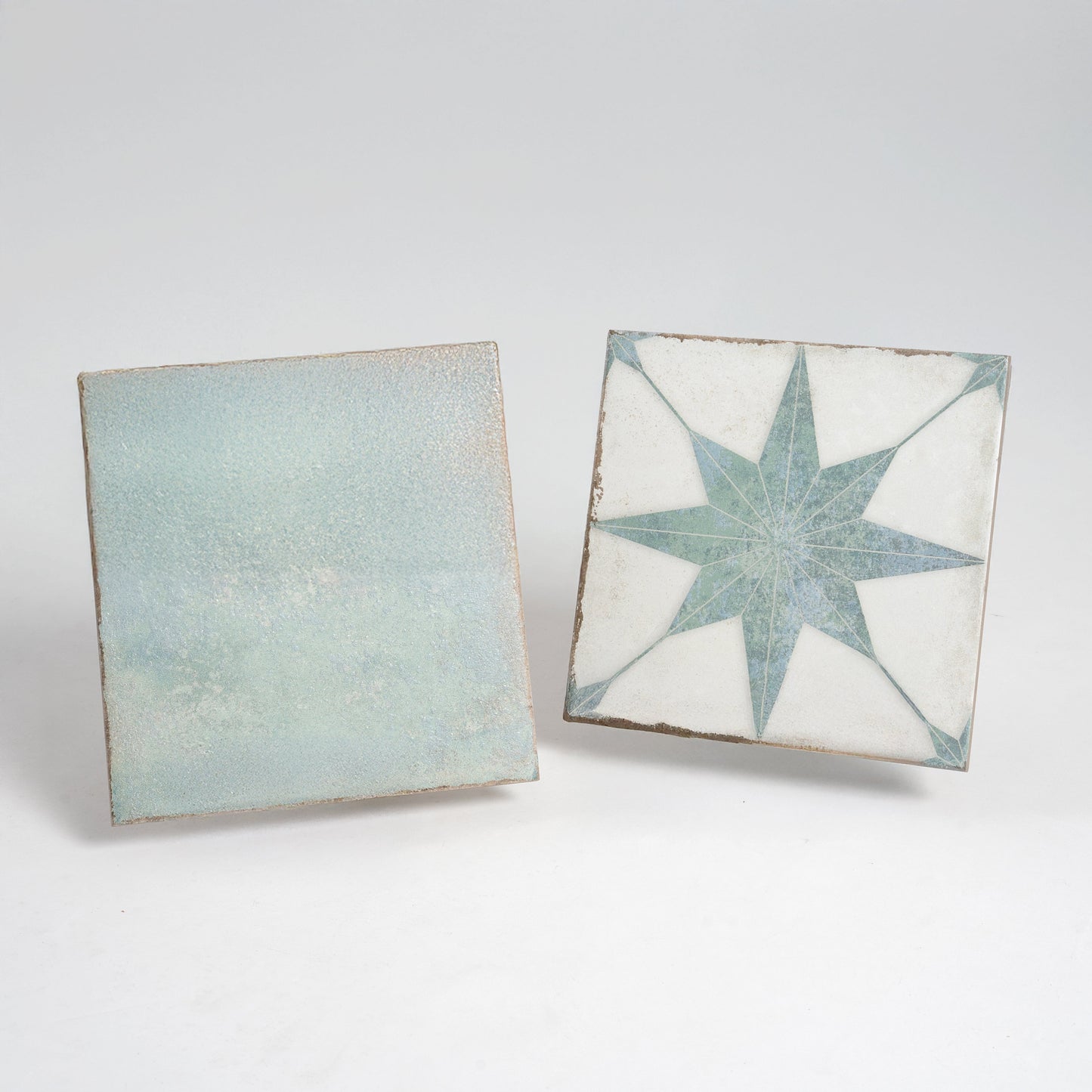 Dusty Sage Green 8x8 Matte Porcelain Square Tile