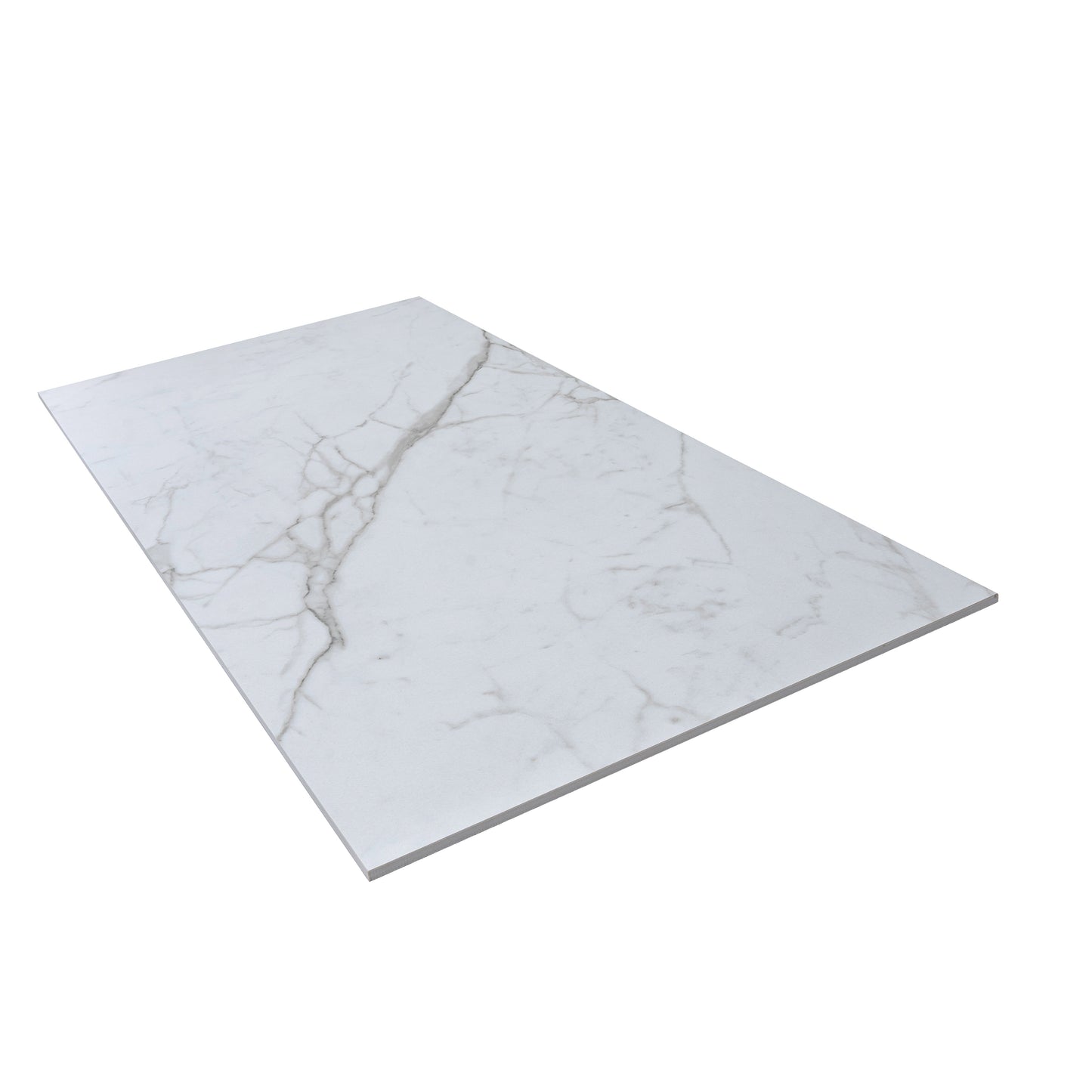 White Gray 24x48 Matte Porcelain Large Tile