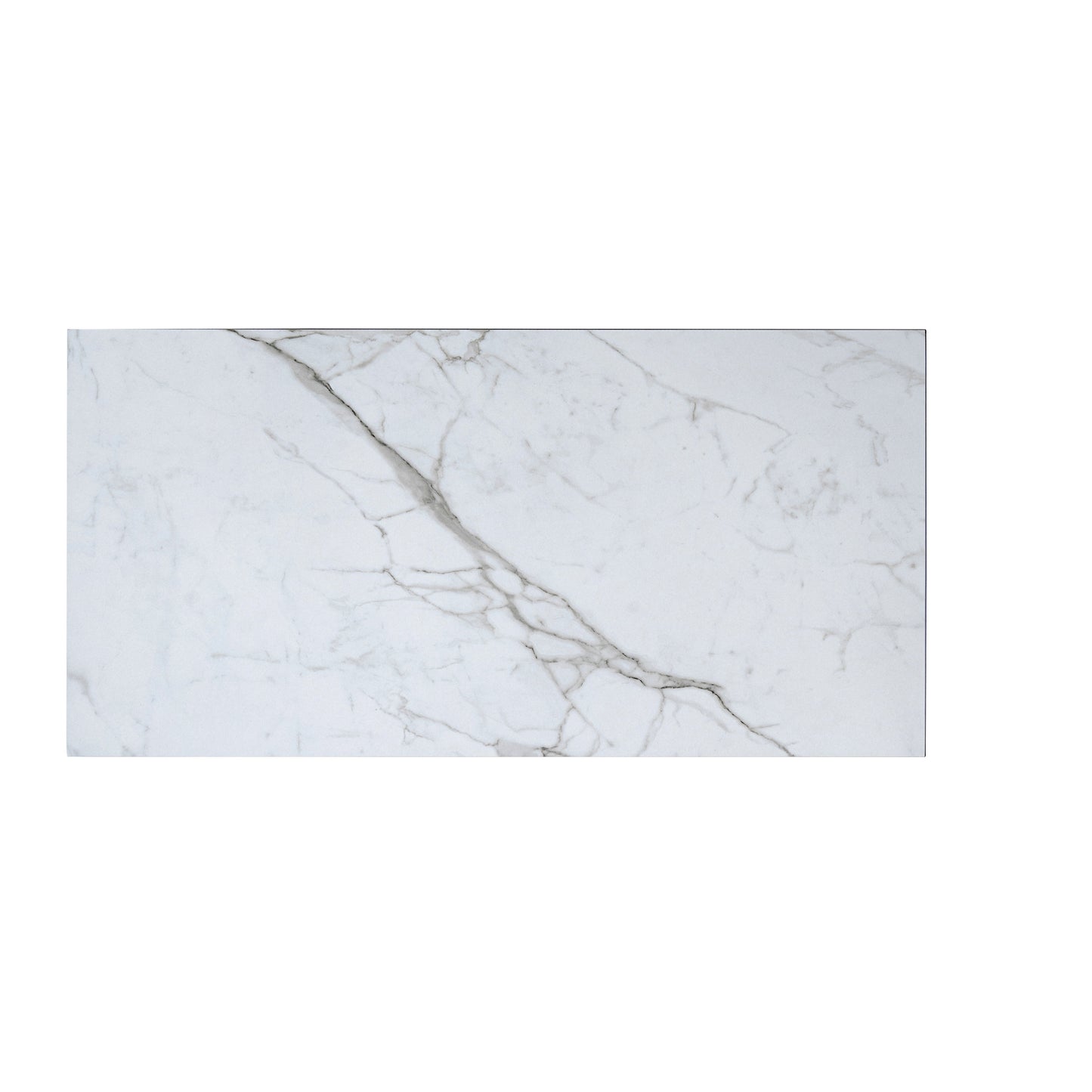 White Gray 24x48 Matte Porcelain Large Tile - Sample