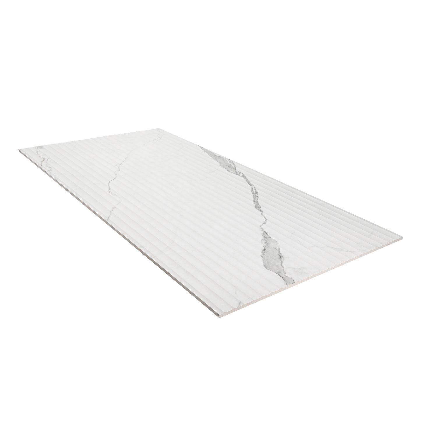 White Gray 24x48 Matte Porcelain Large Tile - Sample