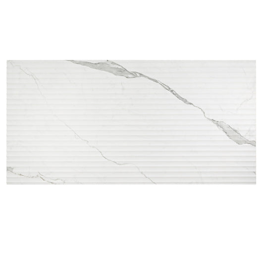 White Gray 24x48 Matte Porcelain Large Tile - Sample