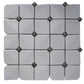 White 12x12 Glossy Ceramic Mosaic Tile