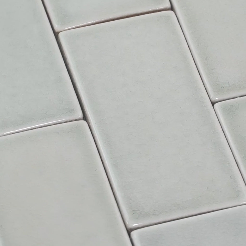 Slate Blue 3x6 Glossy Ceramic Subway Tile Sample