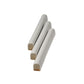 White 0.6 x 6 Glossy Ceramic Pencil Trim