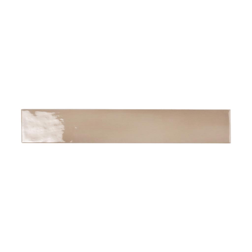 Beige 2.6 x 16 Glossy Ceramic Subway Tile