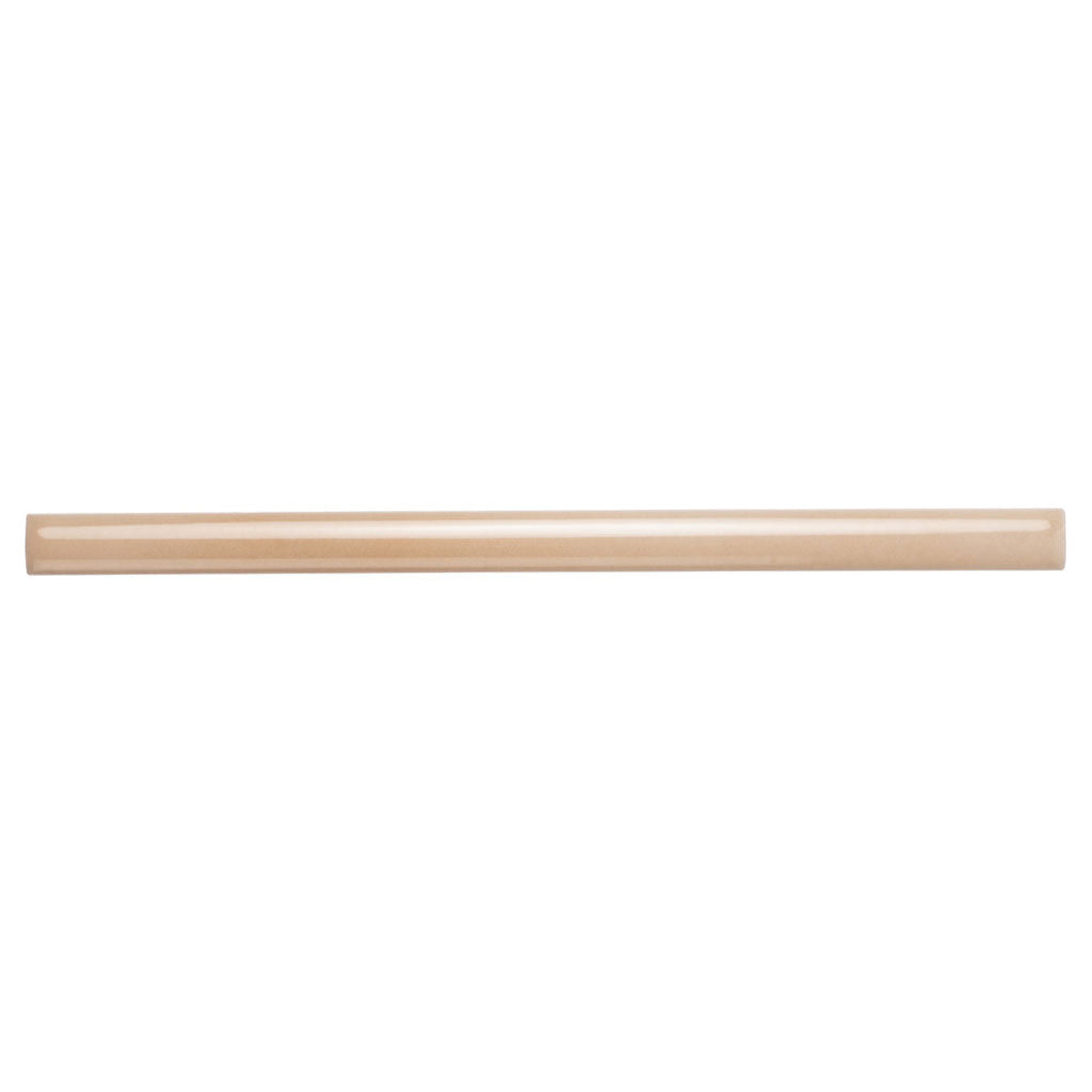 Beige 0.5 x 8 Glossy Ceramic Pencil Trim