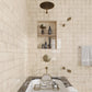 Beige 4 x 4 Glossy Ceramic Tile