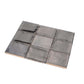 Black 4 x 4 Glossy Ceramic Tile