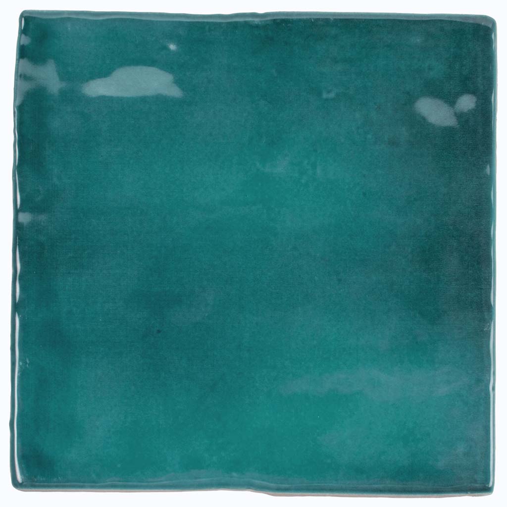 Teal Green 4 x 4 Glossy Ceramic Tile