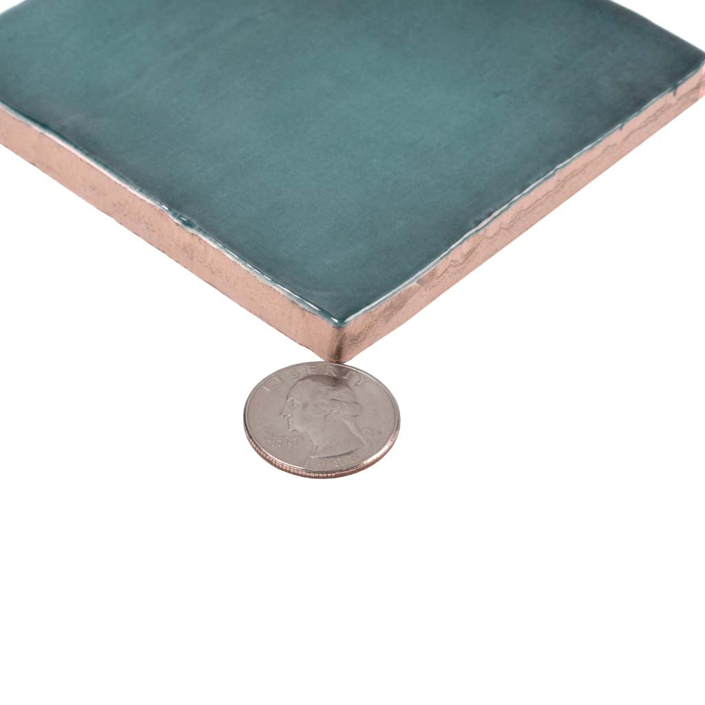 Teal Green 4 x 4 Glossy Ceramic Tile