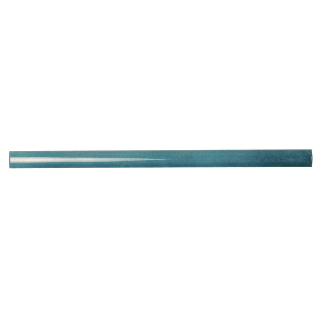 Teal Green 0.5 x 8 Glossy Ceramic Pencil Trim