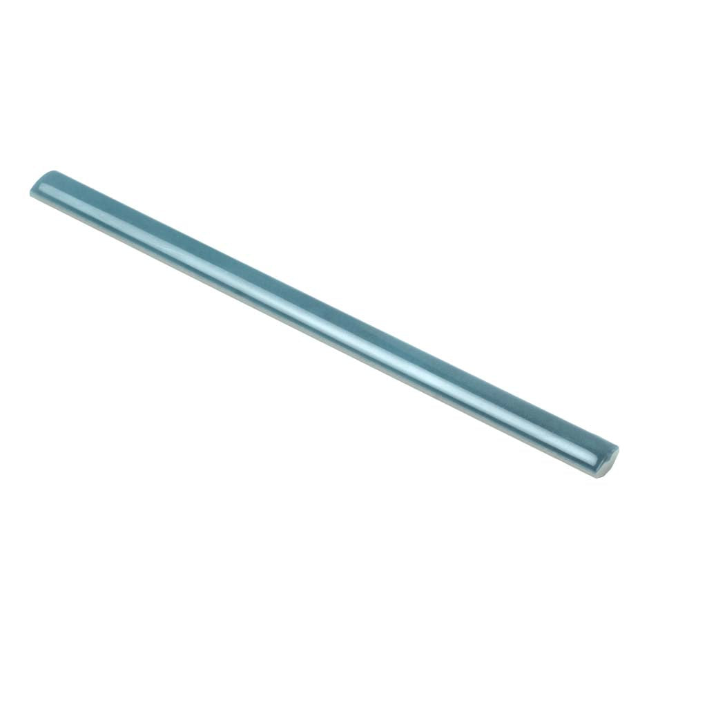 Teal Green 0.5 x 8 Glossy Ceramic Pencil Trim