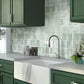 Tea Green 4 x 4 Glossy Ceramic Tile