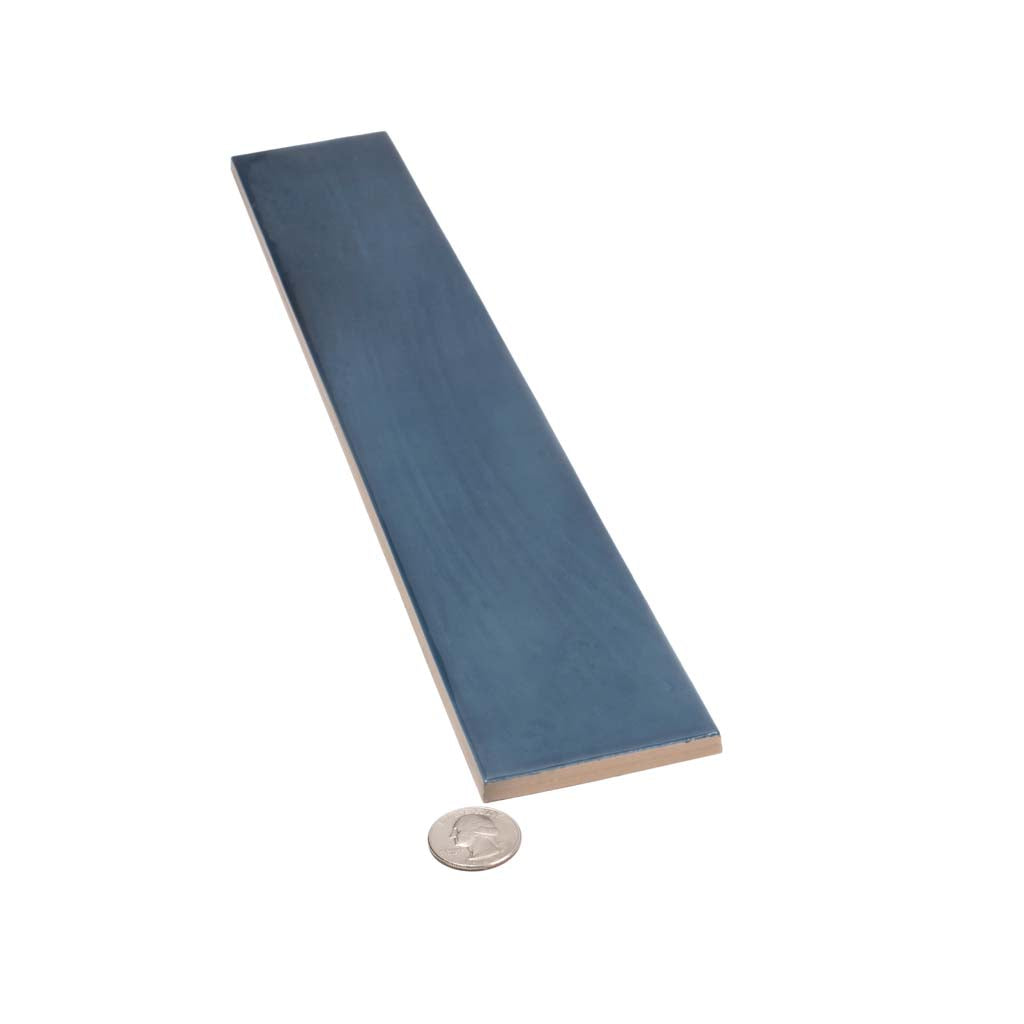 Navy Blue 2.6 x 16 Glossy Ceramic Subway Tile