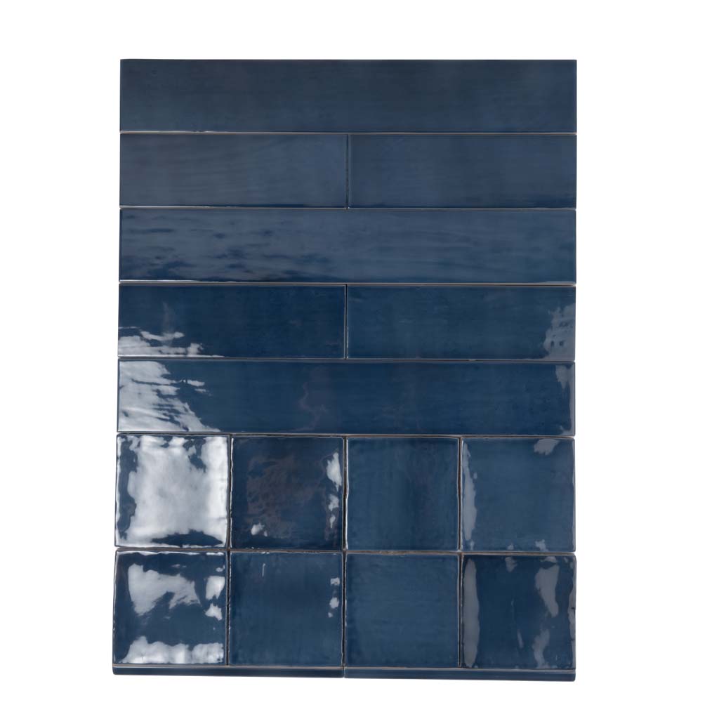 Navy Blue 4 x 4 Glossy Ceramic Tile