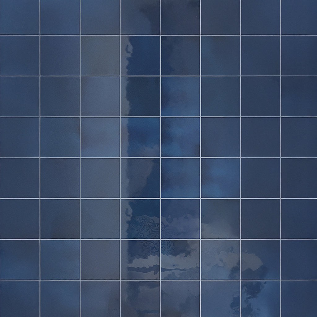 Navy Blue 4 x 4 Glossy Ceramic Tile