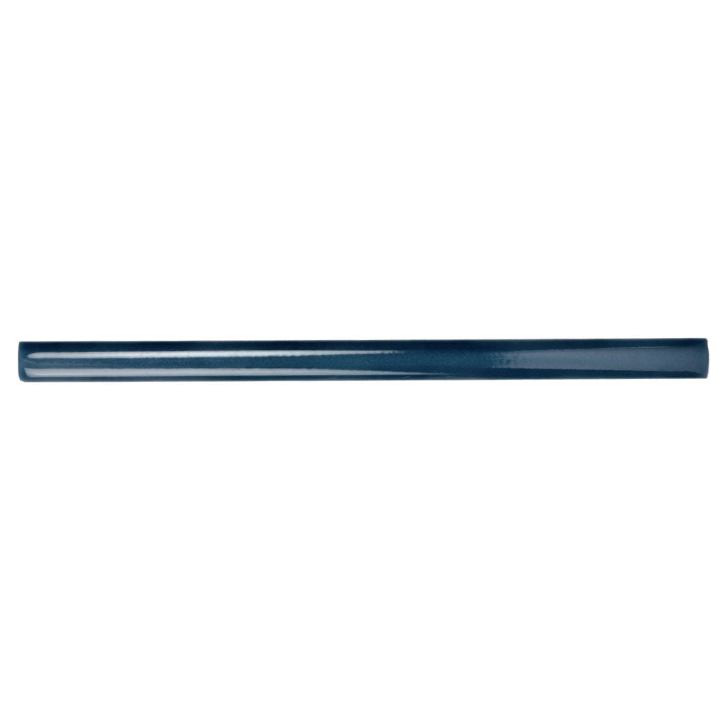 Navy Blue 0.5 x 8 Glossy Ceramic Pencil Trim