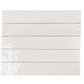 Ivory White 2.6 x 16 Glossy Ceramic Subway Tile