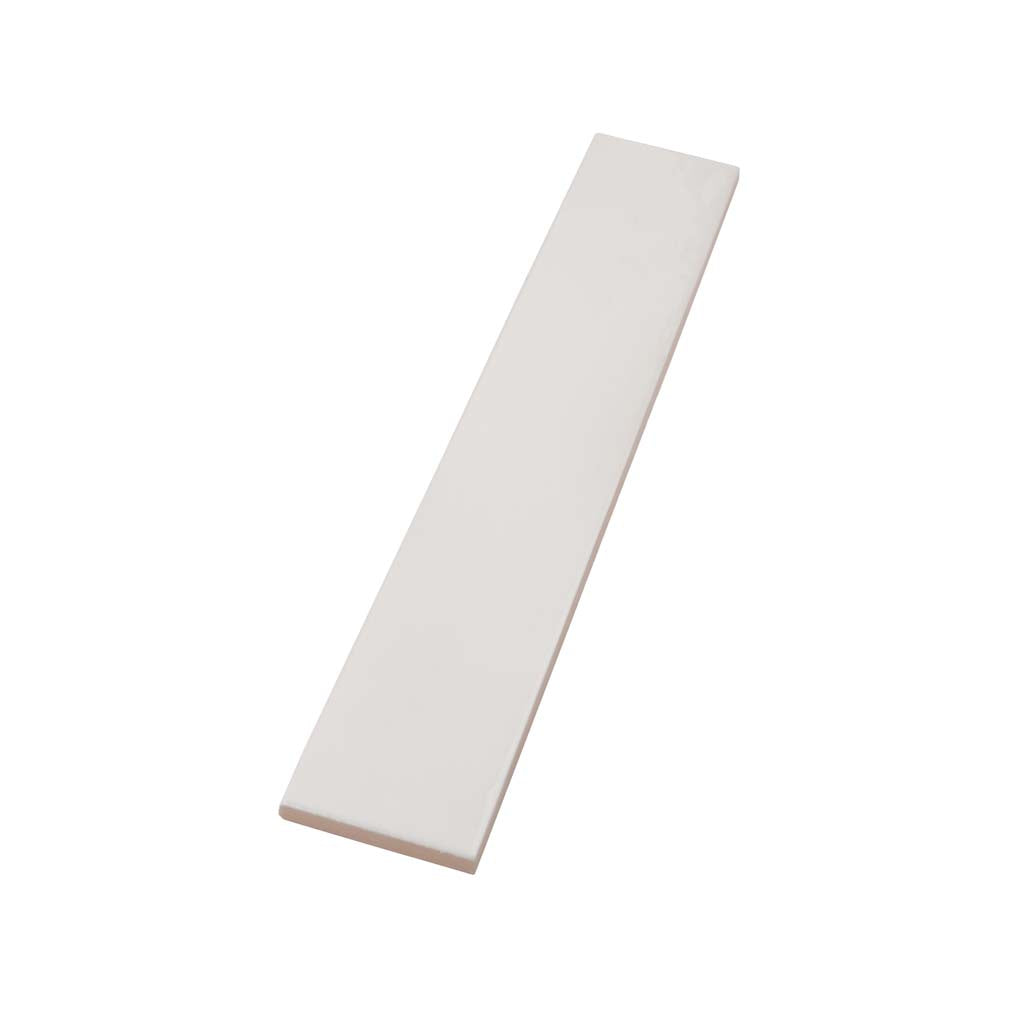 Ivory White 2.6 x 16 Glossy Ceramic Subway Tile