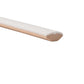 Ivory White 0.5 x 8 Glossy Ceramic Pencil Trim