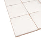 Ivory White 4 x 4 Glossy Ceramic Tile