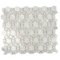 Cotton White 11 x 13 Polished Marble Mosaic Tile