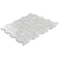 Pearl White 12 x 12 Polished Marble Mosaic Tile