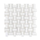 Pearl White 12 x 12 Polished Marble Mosaic Tile