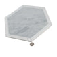 White and Gray 12 x 12 Polished Marble Mosaic Tile