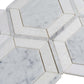 White 8 x 8 Polished Marble Mosaic Tile