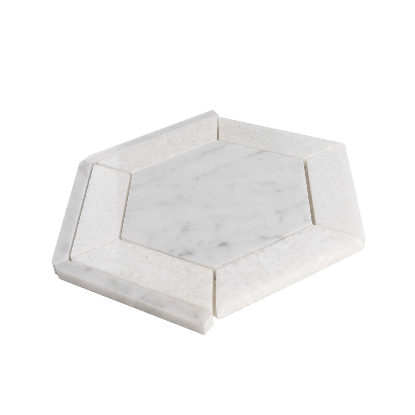 White 8 x 8 Polished Marble Mosaic Tile