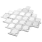 White 11 x 12 Polished Marble Mosaic Tile