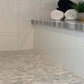 White 11 x 12 Polished Marble Mosaic Tile