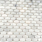 White 11 x 12 Polished Marble Mosaic Tile