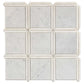 White 12 x 12 Polished Marble Mosaic Tile