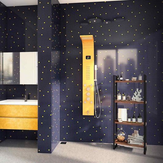 Dark Blue 12 x 12 Glossy Glass Mosaic Tile - Sample