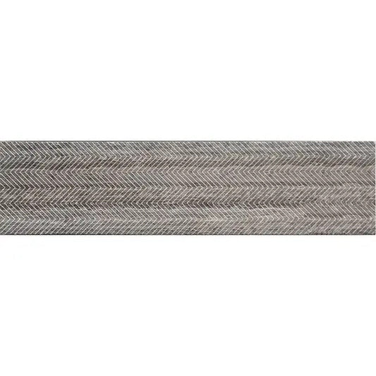 Wooden Grey 3x12 Textured Brick Tile - Sample
