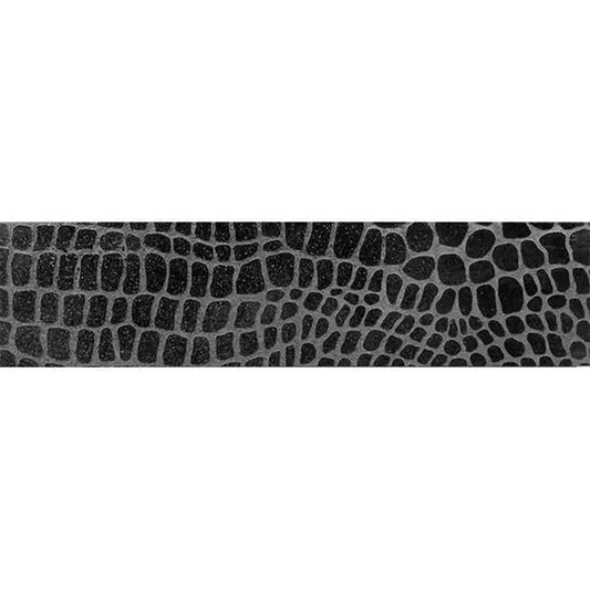 Eastern Black 3x12 Textured Brick Tile - Sample