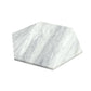 Light Gray 10x10 Honed Calacatta Bluette Hexagon Tile - Sample