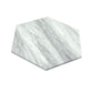 Light Gray 10x10 Honed Calacatta Bluette Hexagon Tile - Sample