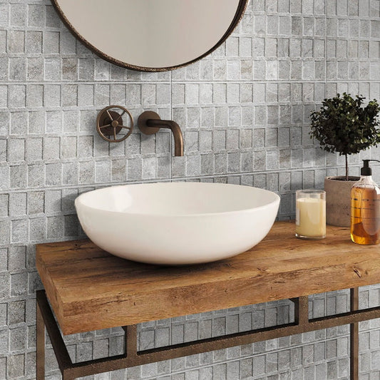 Coin Gray 12 x 24 Matte Porcelain Large Tile - Sample