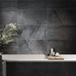 Coal Black 12 x 24 Matte Porcelain Large Tile