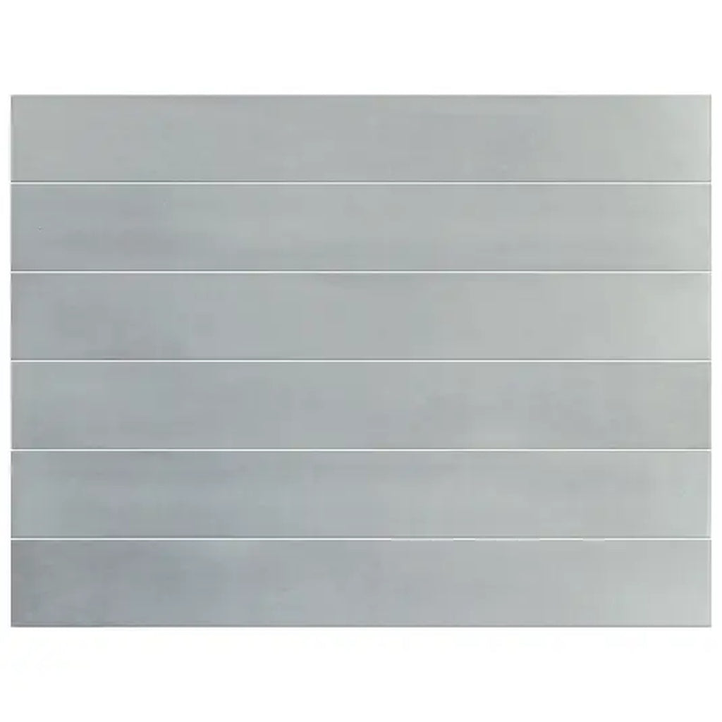 Taupe Blue 2x16 Matte Porcelain Elongated Subway Tile
