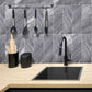 Gray 4 x 12 Polished Marble Subway Tile