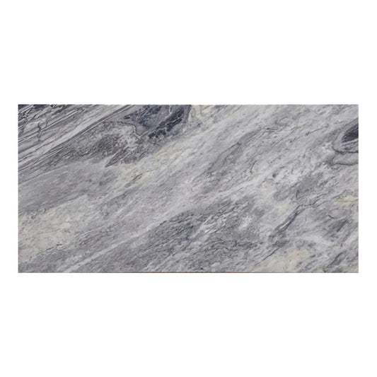 Gray 12 x 24 Polished Marble Large Tile - Sample