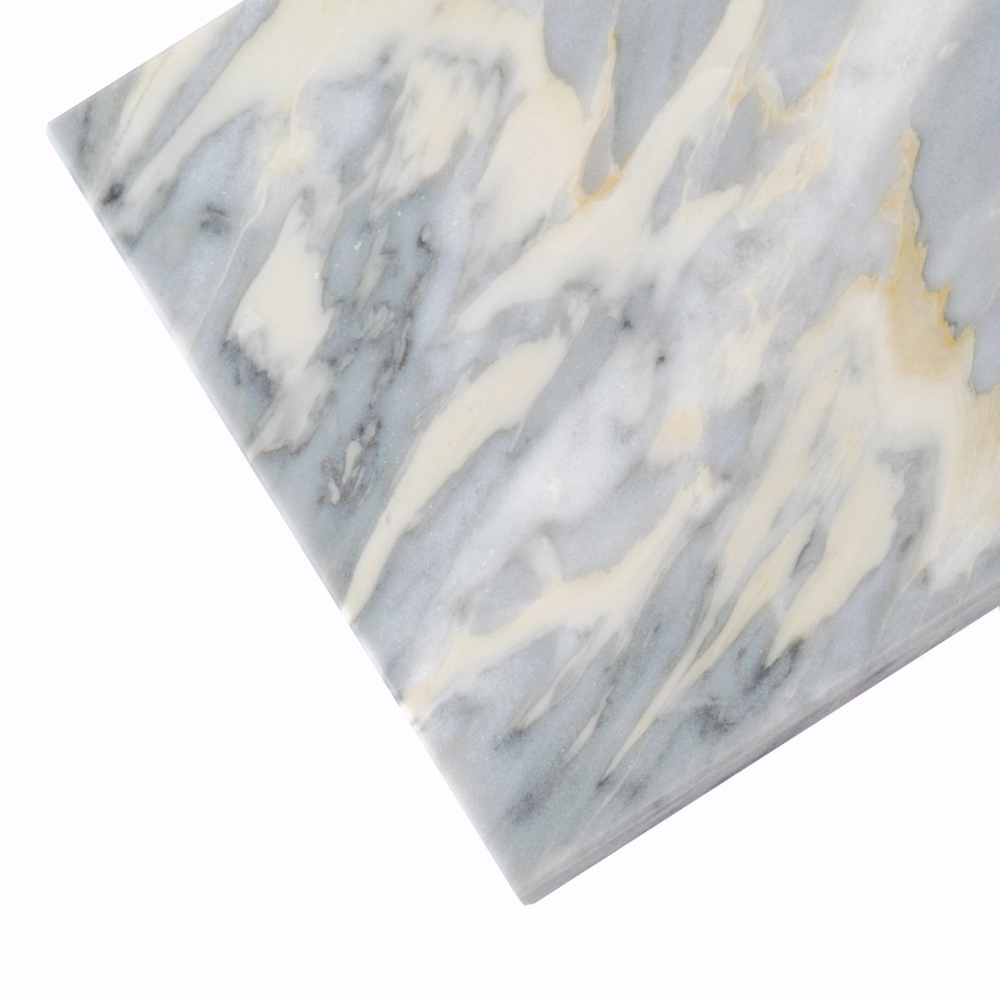 Gray 4 x 12 Polished Marble Subway Tile